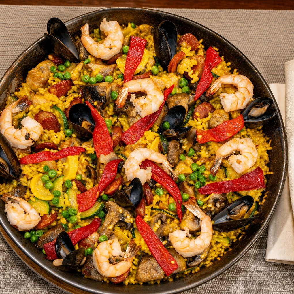 Paella Valenciana.